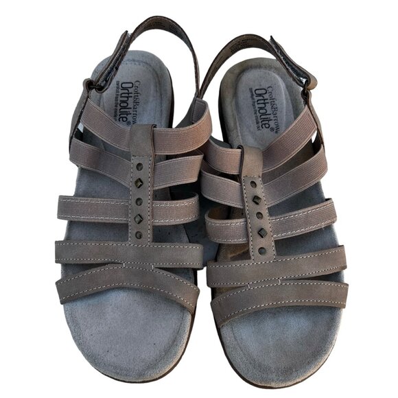 Croft & Barrow Ortholite Sandals Women’s Size 7 M Comfort Shoes - Picture 3 of 12